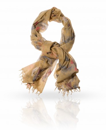 Палантин Женский W-VINTAGE.BIRD/YELLOW